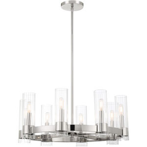 Vernon Place 8 Light 28 inch Polished Nickel Chandelier Ceiling Light