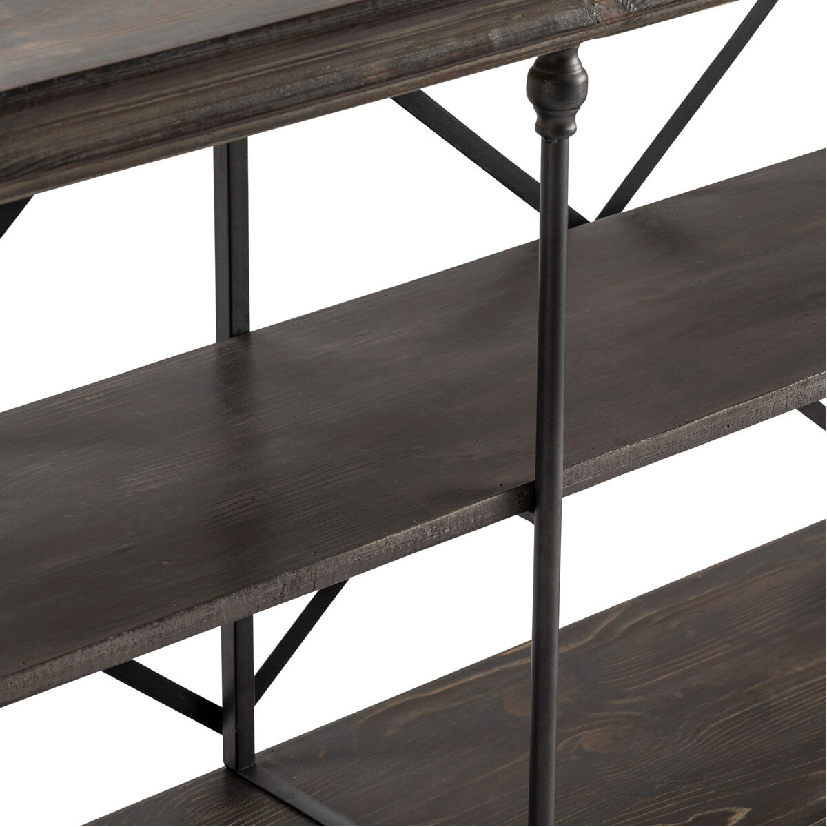 Covington 64 X 17 inch Chrome and Steel and Silver Console Table