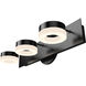 Variety 3 Light 16 inch Satin Dark Gray Vanity Light Wall Light