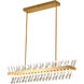 Canada LED 6 inch Gold LED Chandelier Ceiling Light