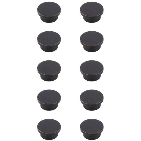Trovon Oil-Rubbed Bronze Hardware Cabinet Knob, Set of 10