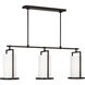 Thom Filicia Sherwood Linear Chandelier Ceiling Light in Aged Iron