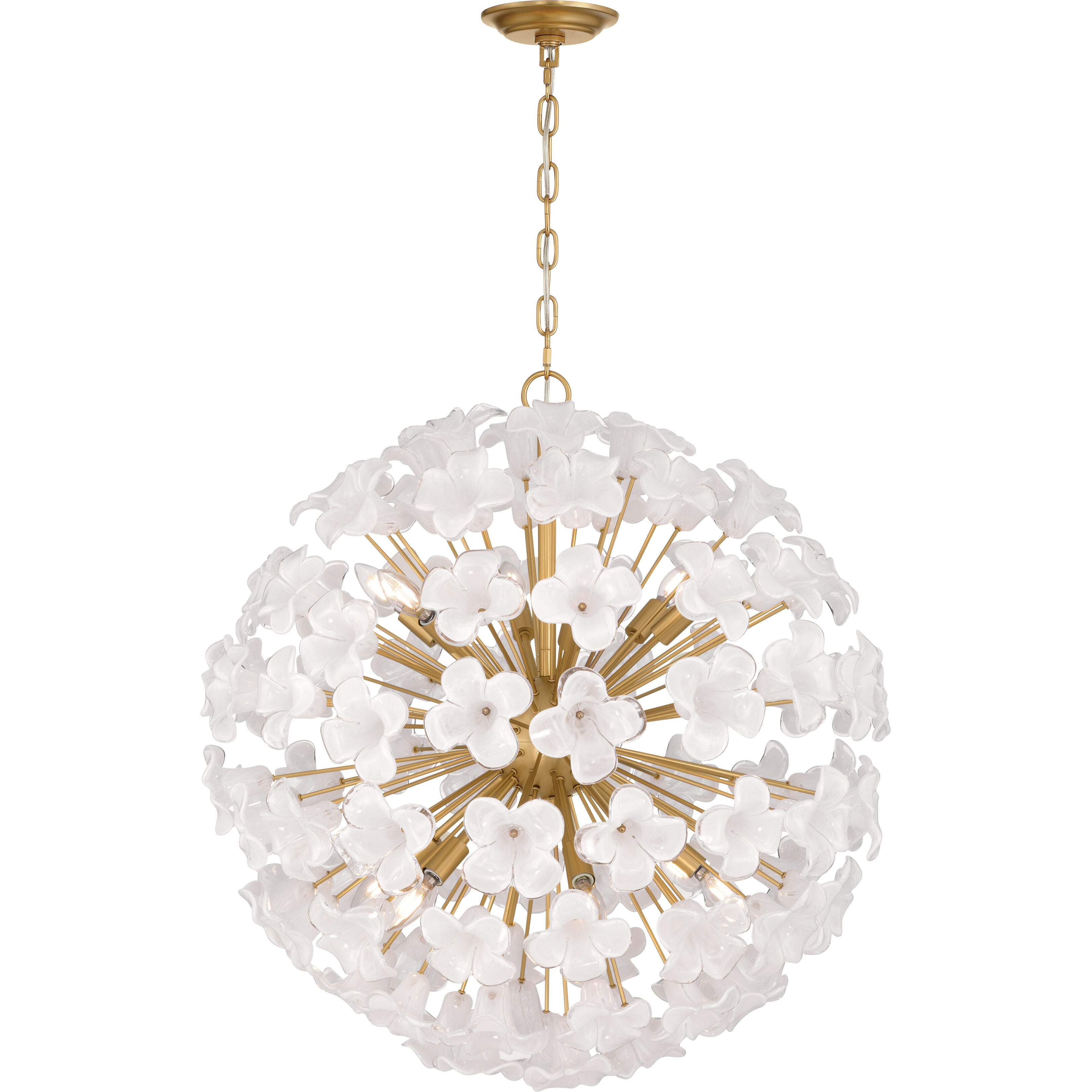 Bloome 12 Light 30 inch Legacy Brass Pendant Ceiling Light