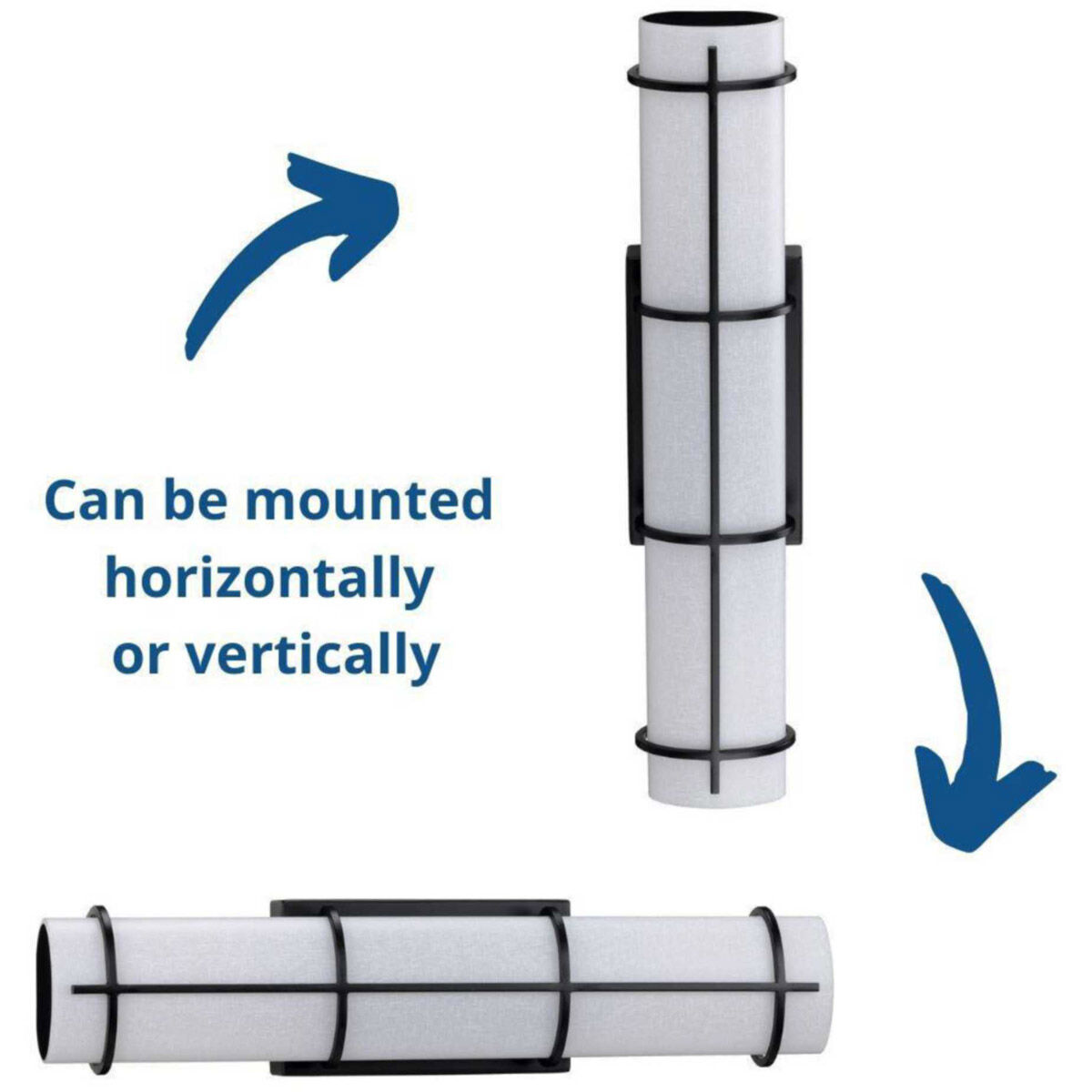 Grid LED LED 22 inch Black Linear Bath Vanity Wall Light, Progress LED