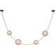 Anne-Marie Barton Dune LED 8 inch Ash Suede and Mottled Pewter Belted Light Ceiling Light