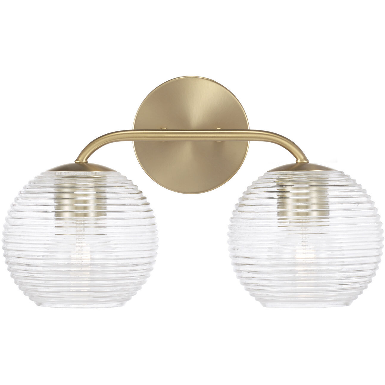 Dolan 2 Light 15.5 inch Matte Brass Vanity Light Wall Light