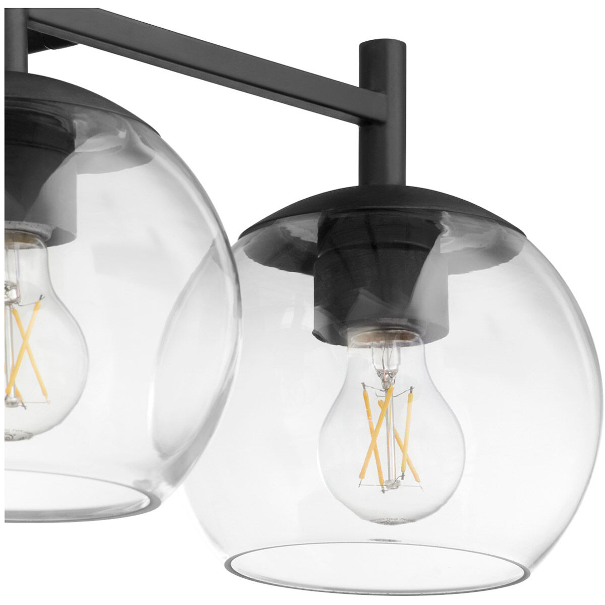 Lyon 3 Light 24 inch Matte Black Vanity Light Wall Light