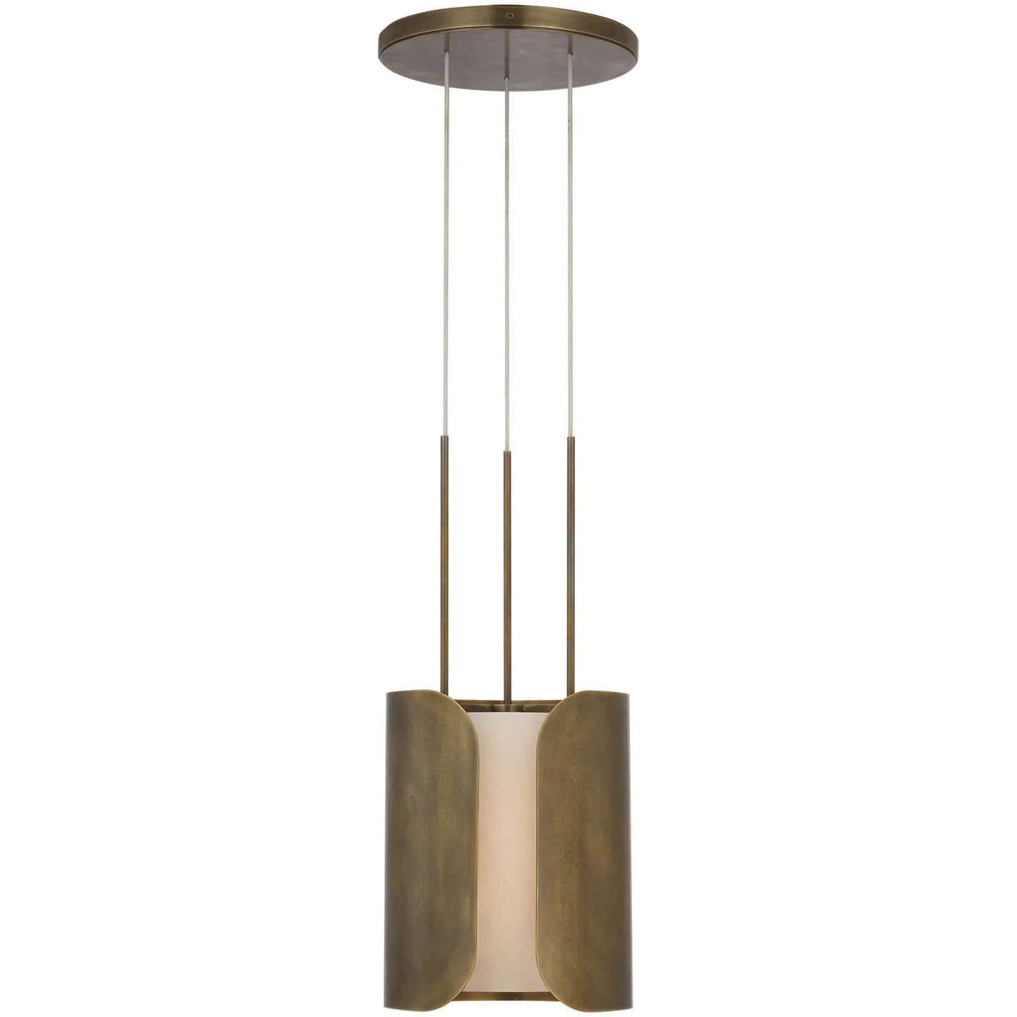 Anne-Marie Barton Armise LED 11 inch Mottled Brass Pendant Ceiling Light