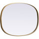 Brynn 30 X 20 inch Brass Mirror in 20 x 30