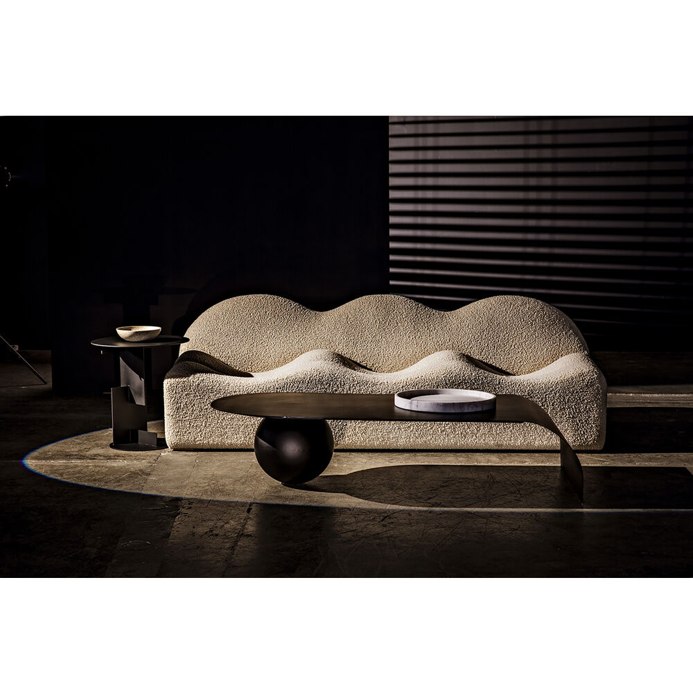 Rosario 72 X 32 inch Matte Black Coffee Table