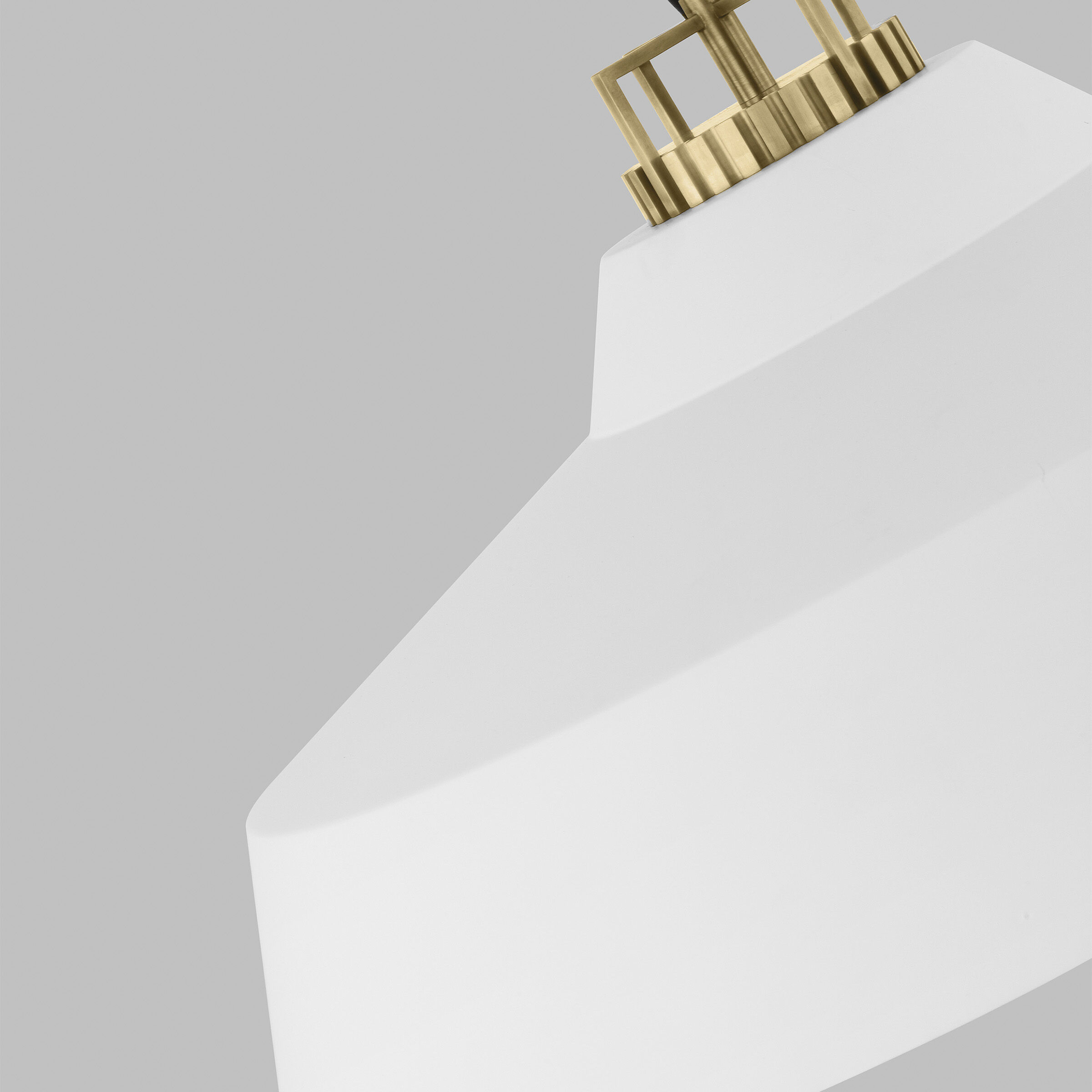 Sean Lavin Forge Line-Voltage Pendant Ceiling Light in Matte White