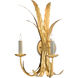 Bette 2 Light 13 inch Grecian Gold Leaf Wall Sconce Wall Light