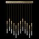 Antonia 17 Light 61 inch Gold Pendant Ceiling Light