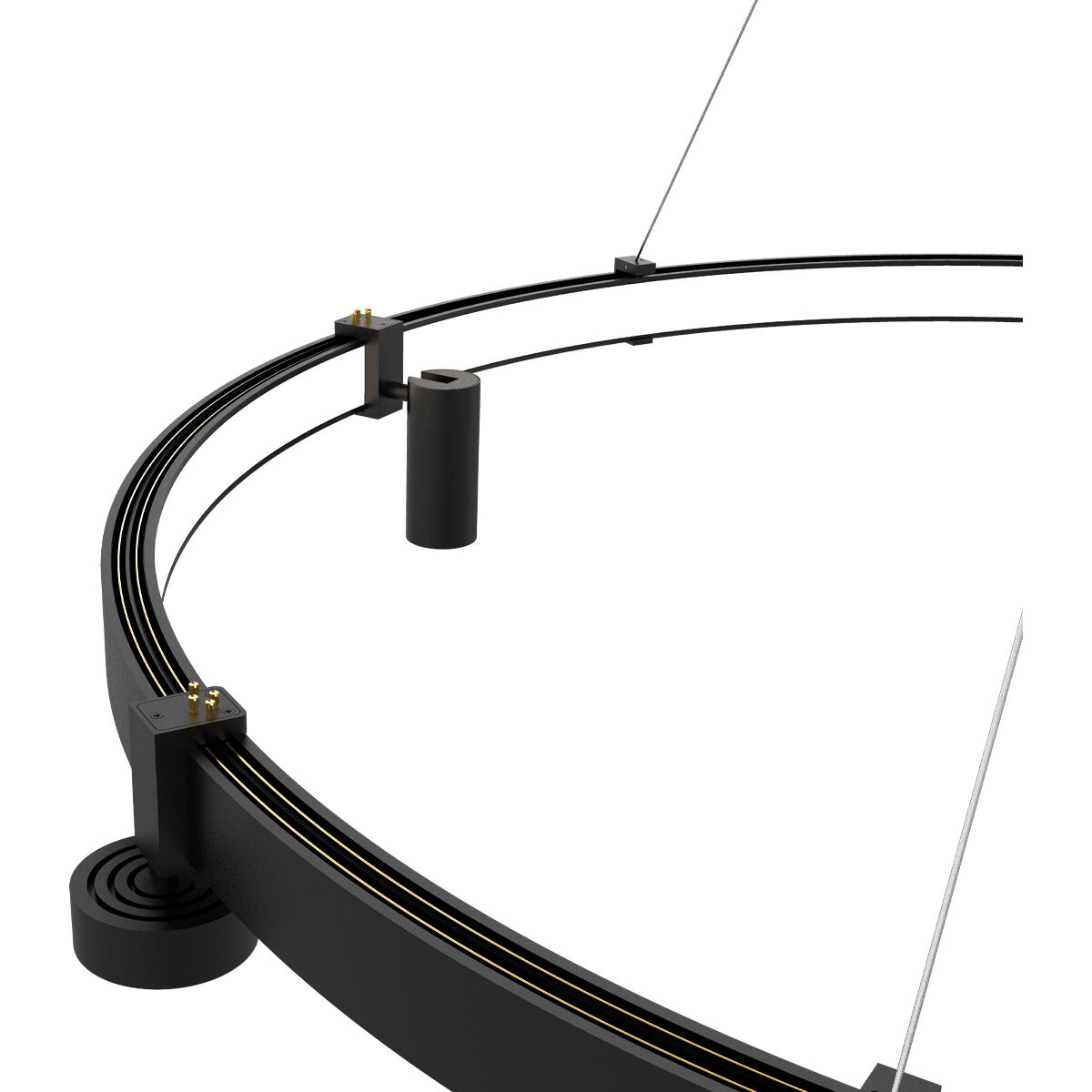 Mucci LED 32 inch Black Chandelier Ceiling Light