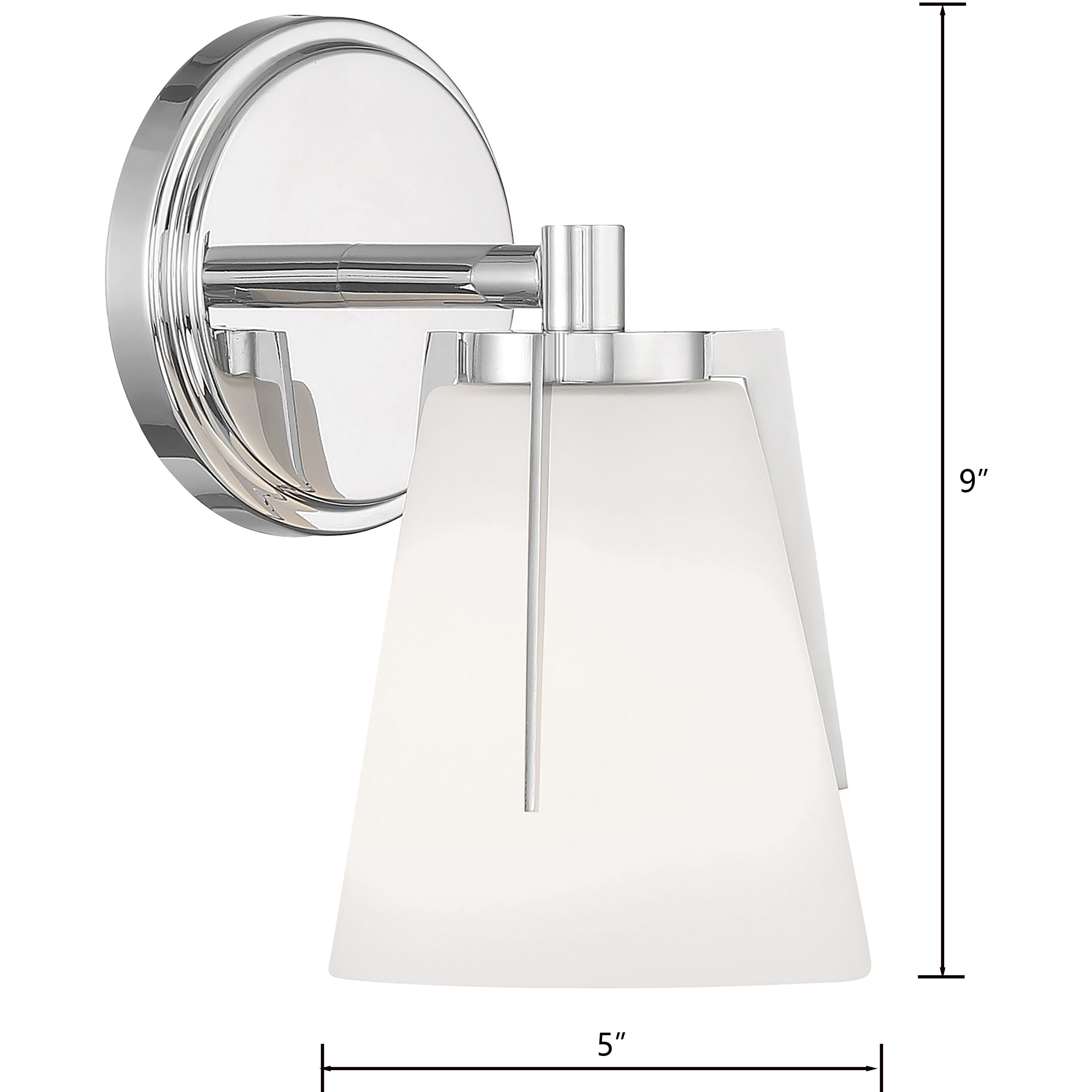 Allure Sconce Wall Light in Chrome