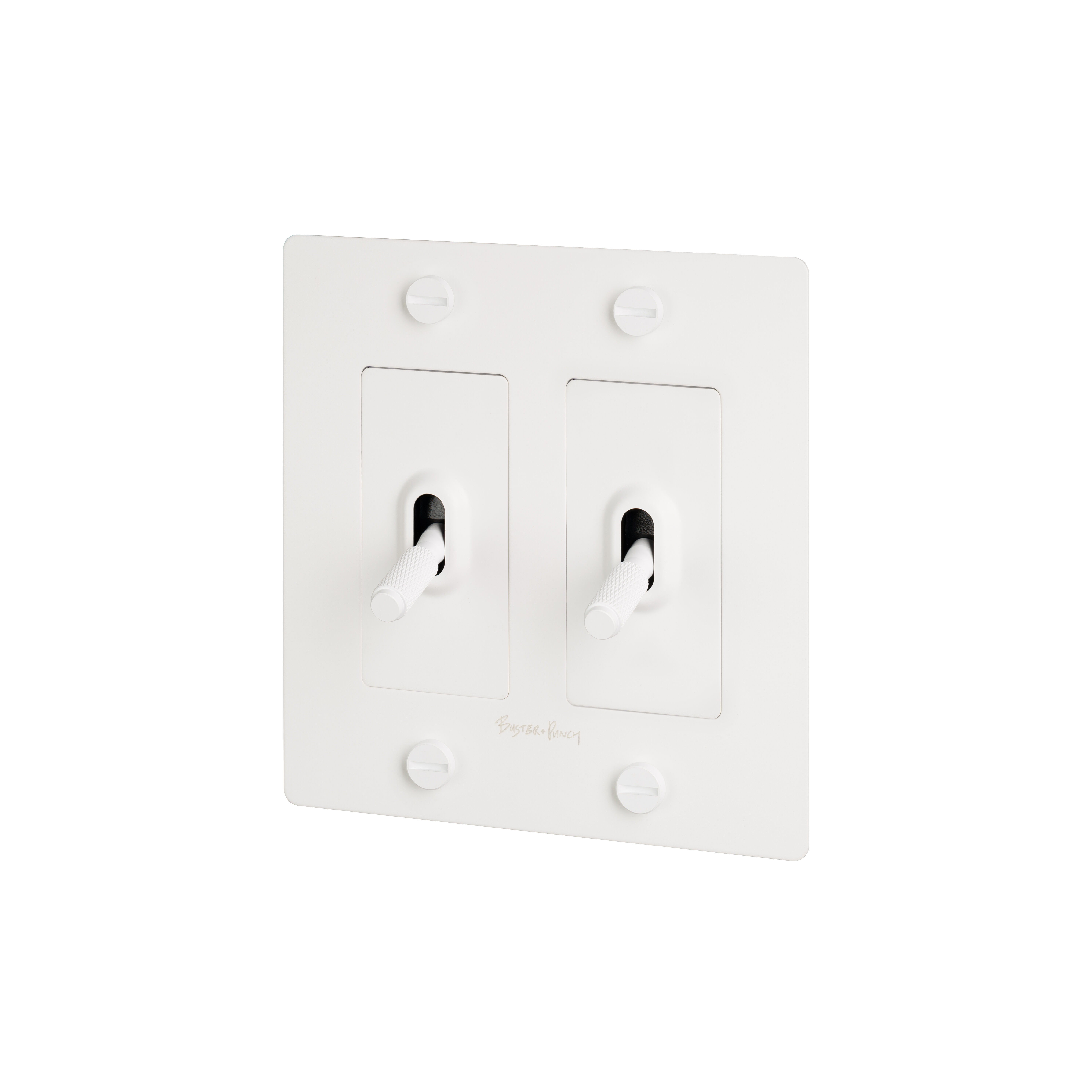 2G Toggle 120-277 White Light Switch