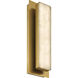Ada 5.25 inch Antique Brushed Brass ADA Wall Sconce Wall Light