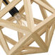 Lante 1 Light 13 inch Black and Wood Pendant Ceiling Light