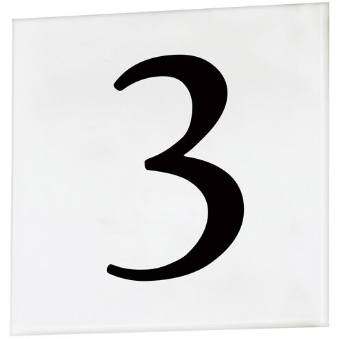 Address White Square Tile