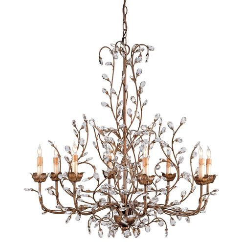 Crystal Bud 8 Light 33 inch Cupertino Chandelier Ceiling Light, Large