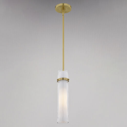 Vilo LED 4.5 inch Golden Brass Mini Pendant Ceiling Light
