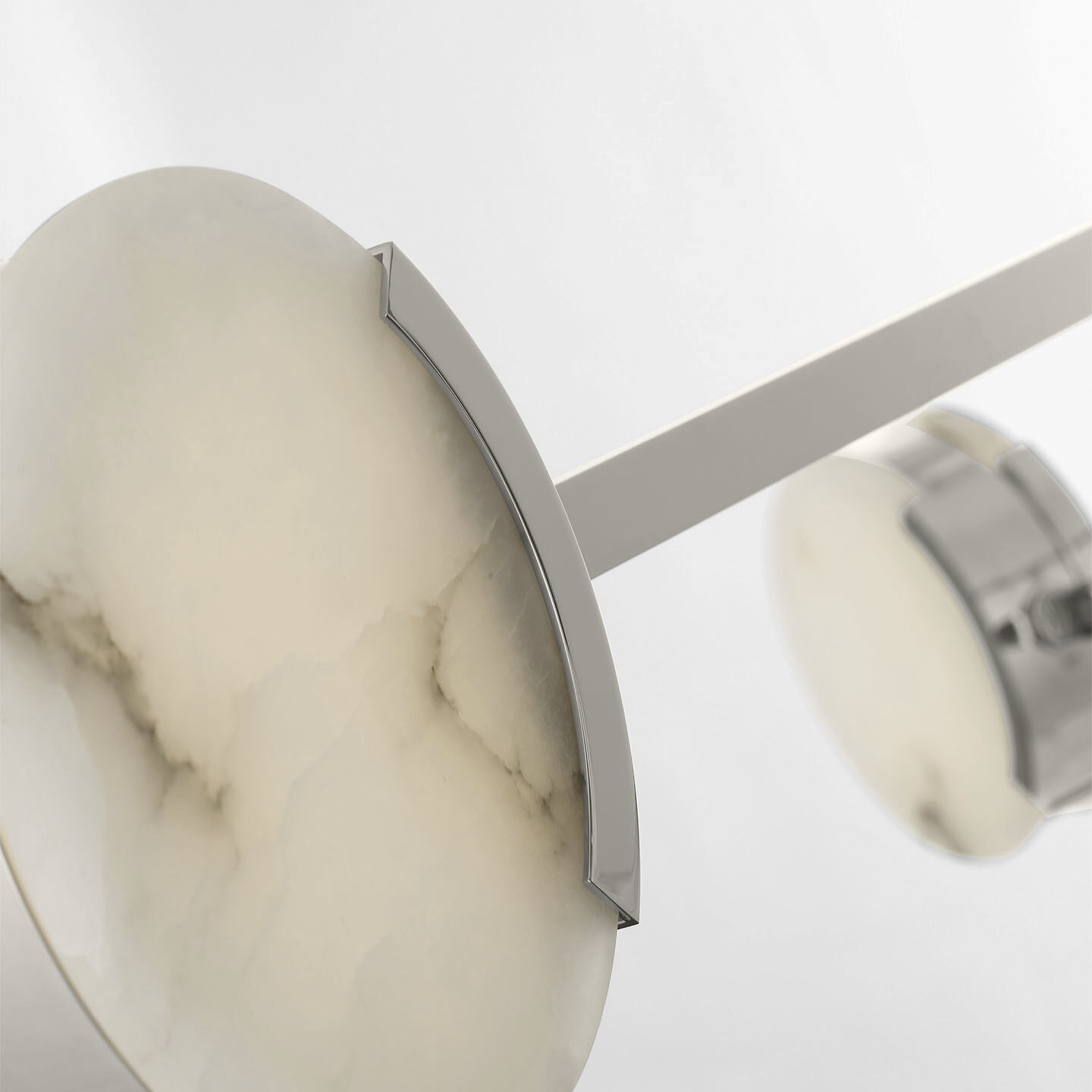 Kelly Wearstler Melange LED 72 inch Polished Nickel Multi-Positional Chandelier Ceiling Light