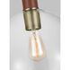 Hadley 1 Light 13 inch Time Worn Brass Pendant Ceiling Light