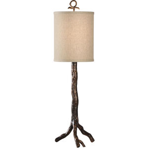 MarketPlace 29 inch 100 watt Old Bronze Table Lamp Portable Light 