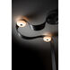 Art & Alchemy SNAPS LED 58 inch Sterling Pendant Ceiling Light in White Leather with Alabaster, Medium