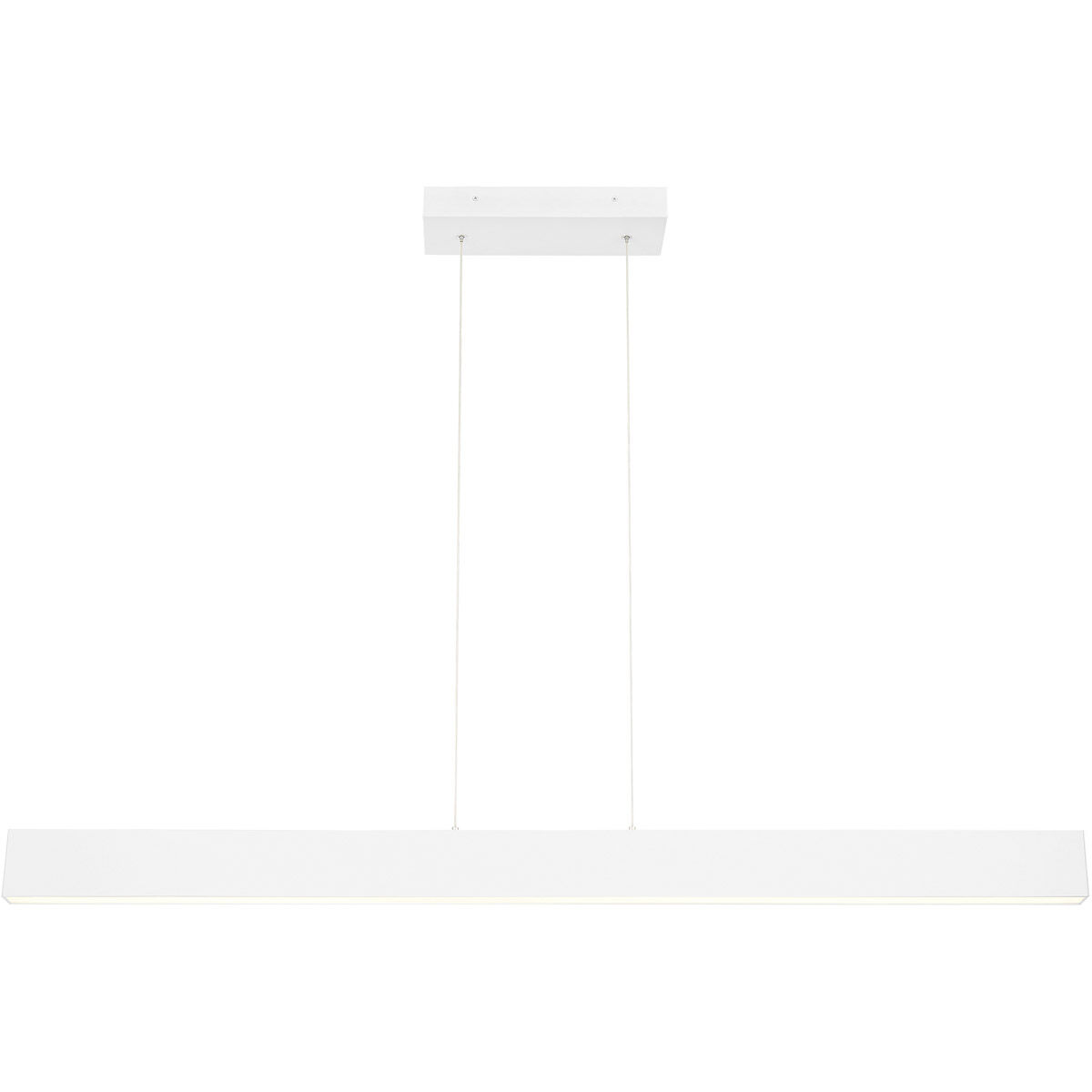 Form Dual LED 2 inch Matte White Pendant Ceiling Light