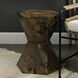 Crown 19 X 17 inch Acid Washed Metal Side Table