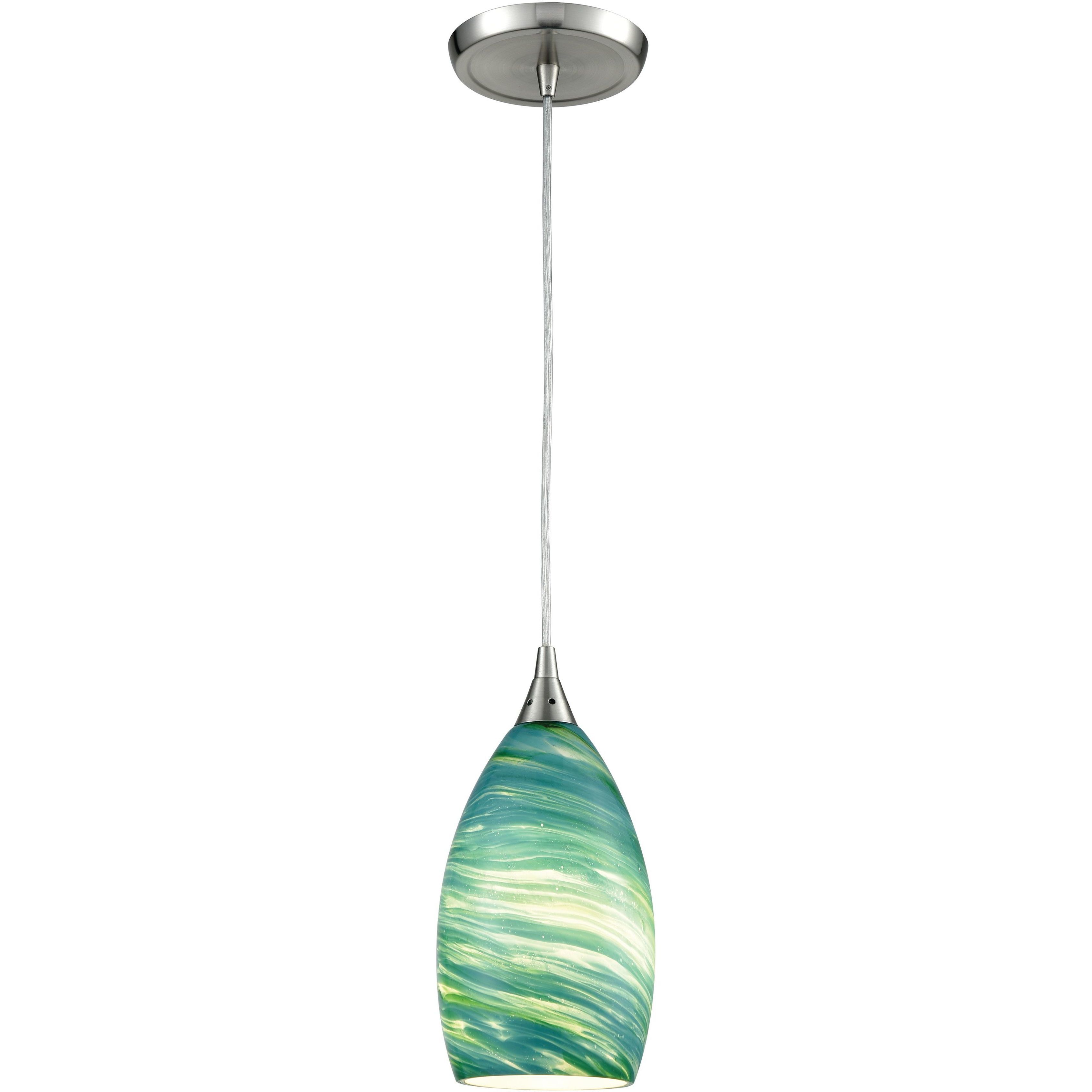 Collanino 1 Light 5 inch Satin Nickel Pendant Ceiling Light