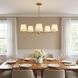 Vilera LED 33.25 inch Satin Brass Chandelier Ceiling Light