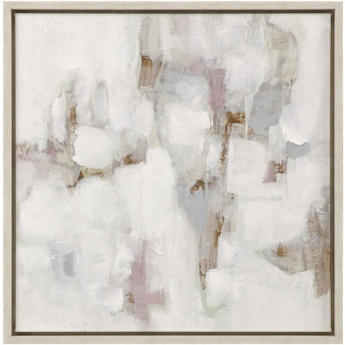 Reflected Lights White and Brown and Gray Canvas