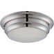 Dash LED 14 inch Brushed Nickel Flush Mount Ceiling Light