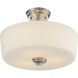 Lamina 3 Light 14.38 inch Semi-Flush Mount