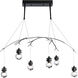 Kiwi 6 Light 36.8 inch Black Pendant Ceiling Light