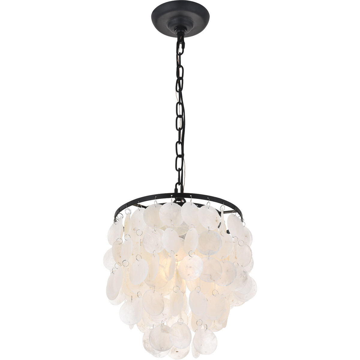 Selene 1 Light 10 inch Black Pendant Ceiling Light