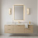 Seraphine Vanity Light Wall Light in Brushed Gold