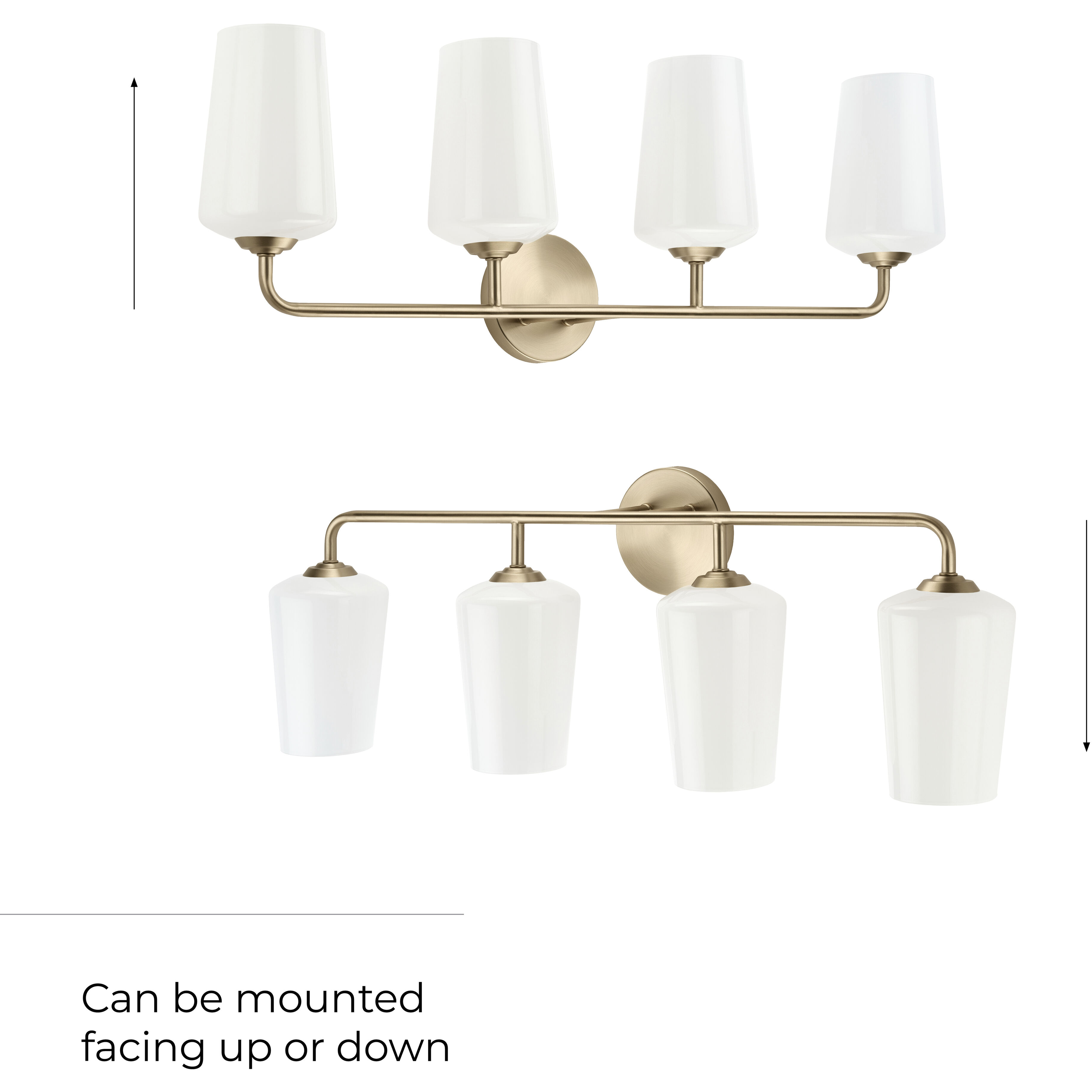 Celino 4 Light 32.5 inch Champagne Bronze Vanity Light Wall Light