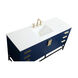 Eugene 60 X 22 X 34 inch Blue Vanity Sink Set