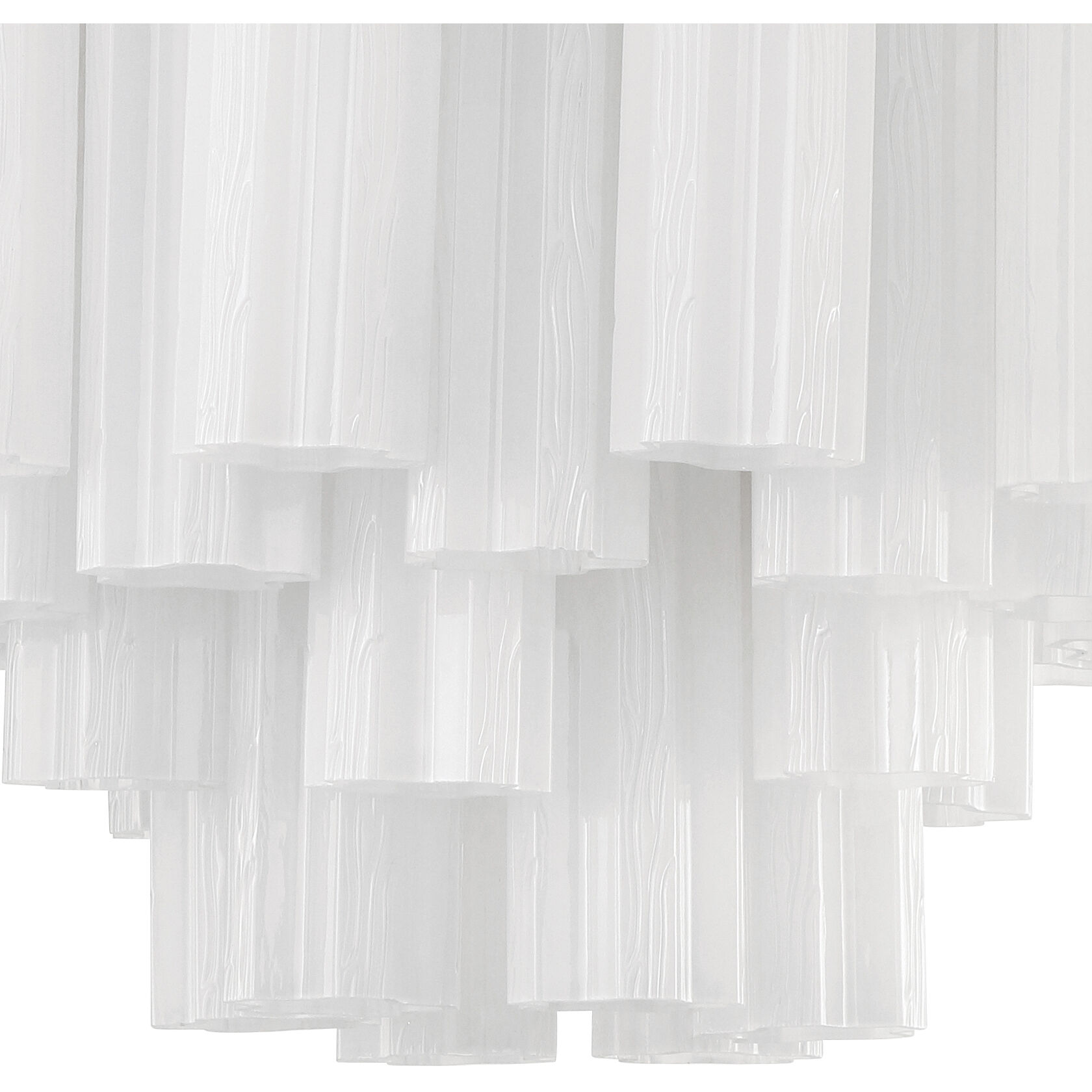 Addis 9 Light 22 inch Polished Chrome Chandelier Ceiling Light in Tronchi Glass White