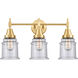 Caden 3 Light 24 inch Satin Gold Bath Vanity Light Wall Light