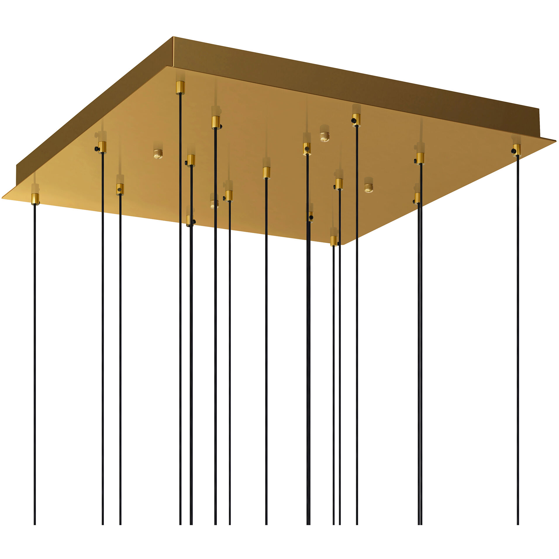 Petra LED 24 inch Brass Chandelier Ceiling Light