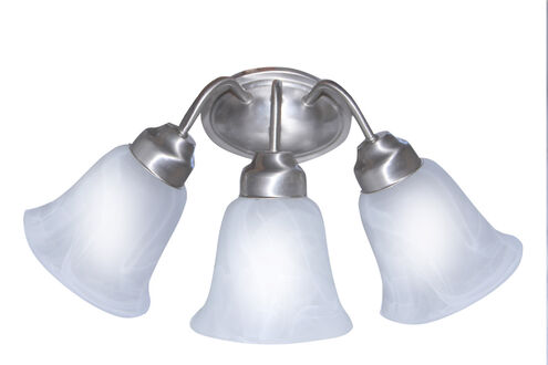 Majestic 3 Light 20 inch Brushed Nickel Vanity Bar Wall Light
