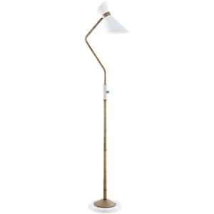 Jared 60.5 inch 60.00 watt Brass Floor Lamp Portable Light