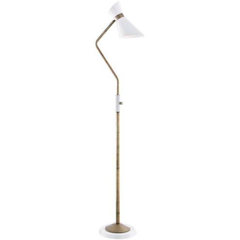 Jared 60.5 inch 60.00 watt Brass Floor Lamp Portable Light