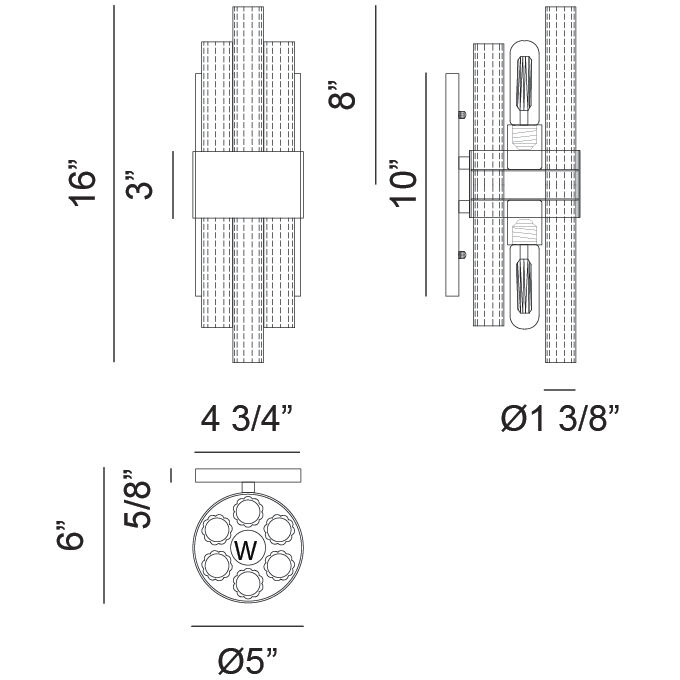 Kellan Wall Sconce Wall Light in Matte Black