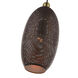Dublin 1 Light 7 inch Bronze with Antique Brass Accents Pendant Ceiling Light