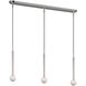 Kelly by Kelly Wearstler Nodes Linear Pendant Ceiling Light in Polished Nickel